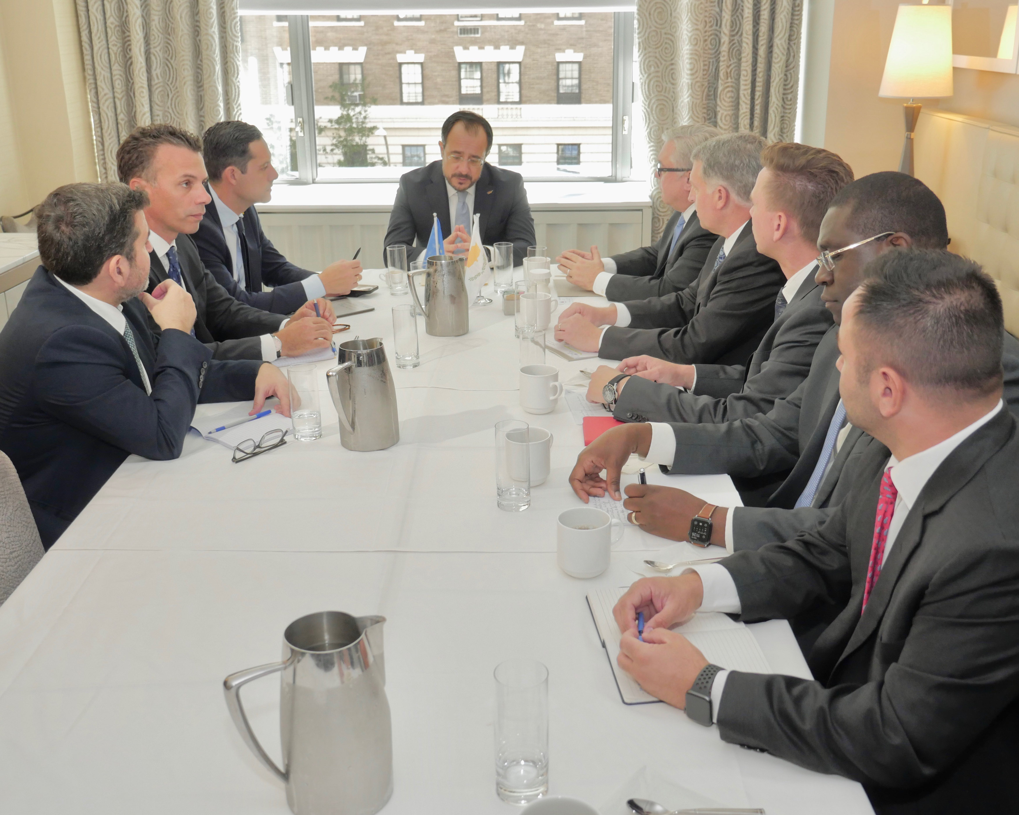 image President and Chevron execs discuss Aphrodite field exploitation