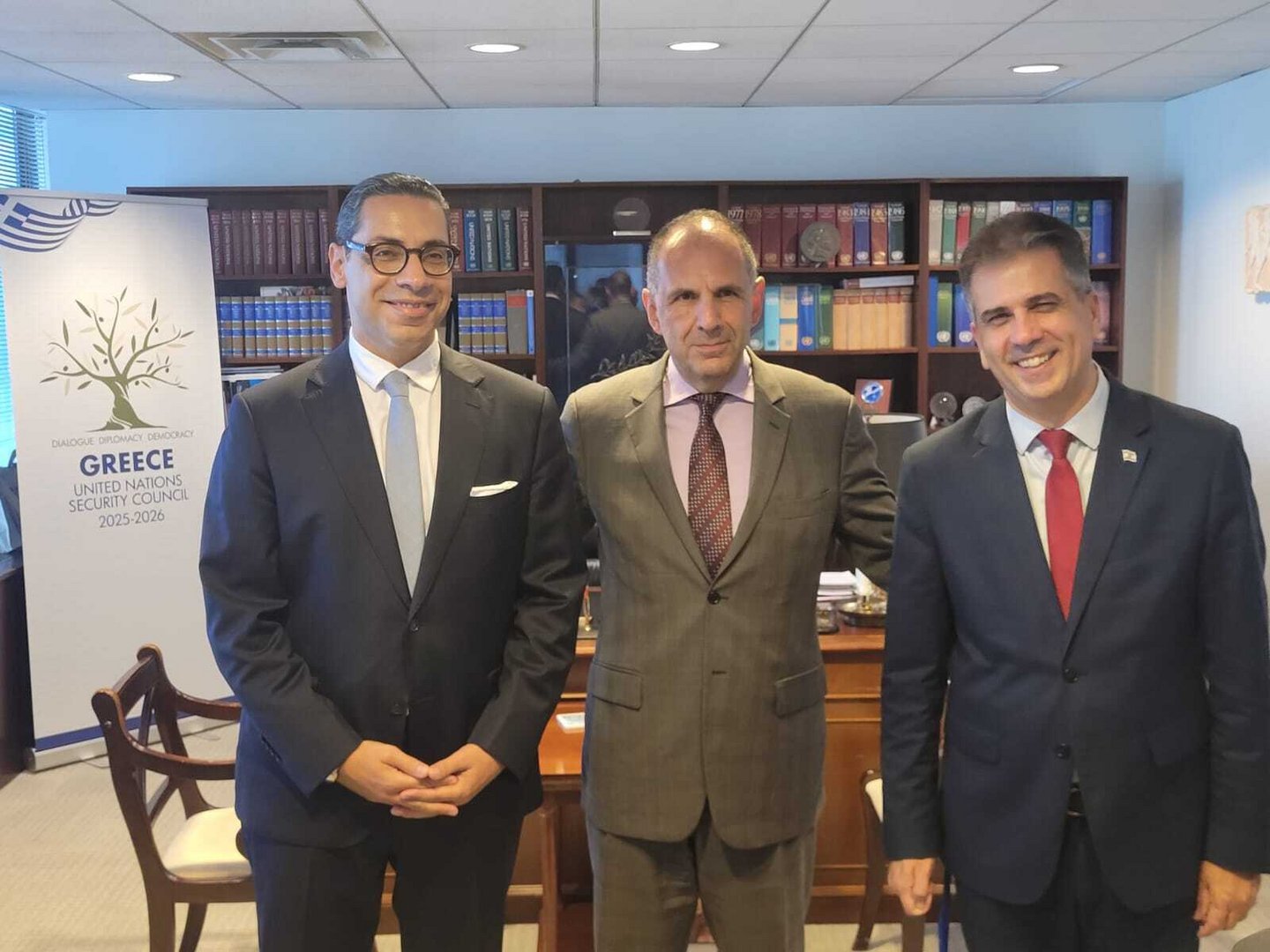 image ‘Strategic nature’ of Cyprus-Greece-Israel nations confirmed at New York meeting