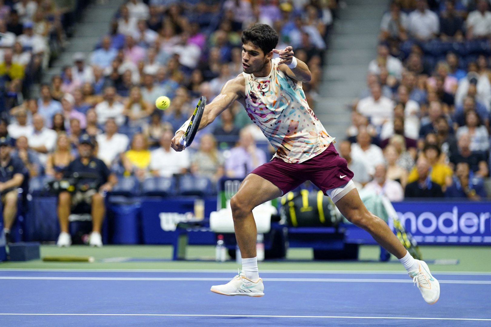 image Alcaraz downs Zverev to complete all-star US Open semi-final lineup