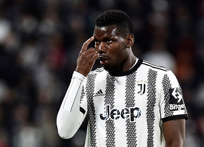 image Juve&#8217;s Pogba banned for four years for doping &#8211; Italian media