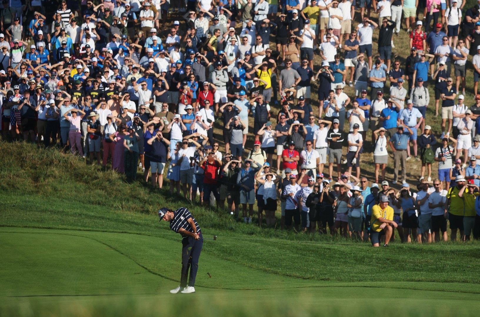 image Vast crowds around first tee as Ryder Cup gets underway