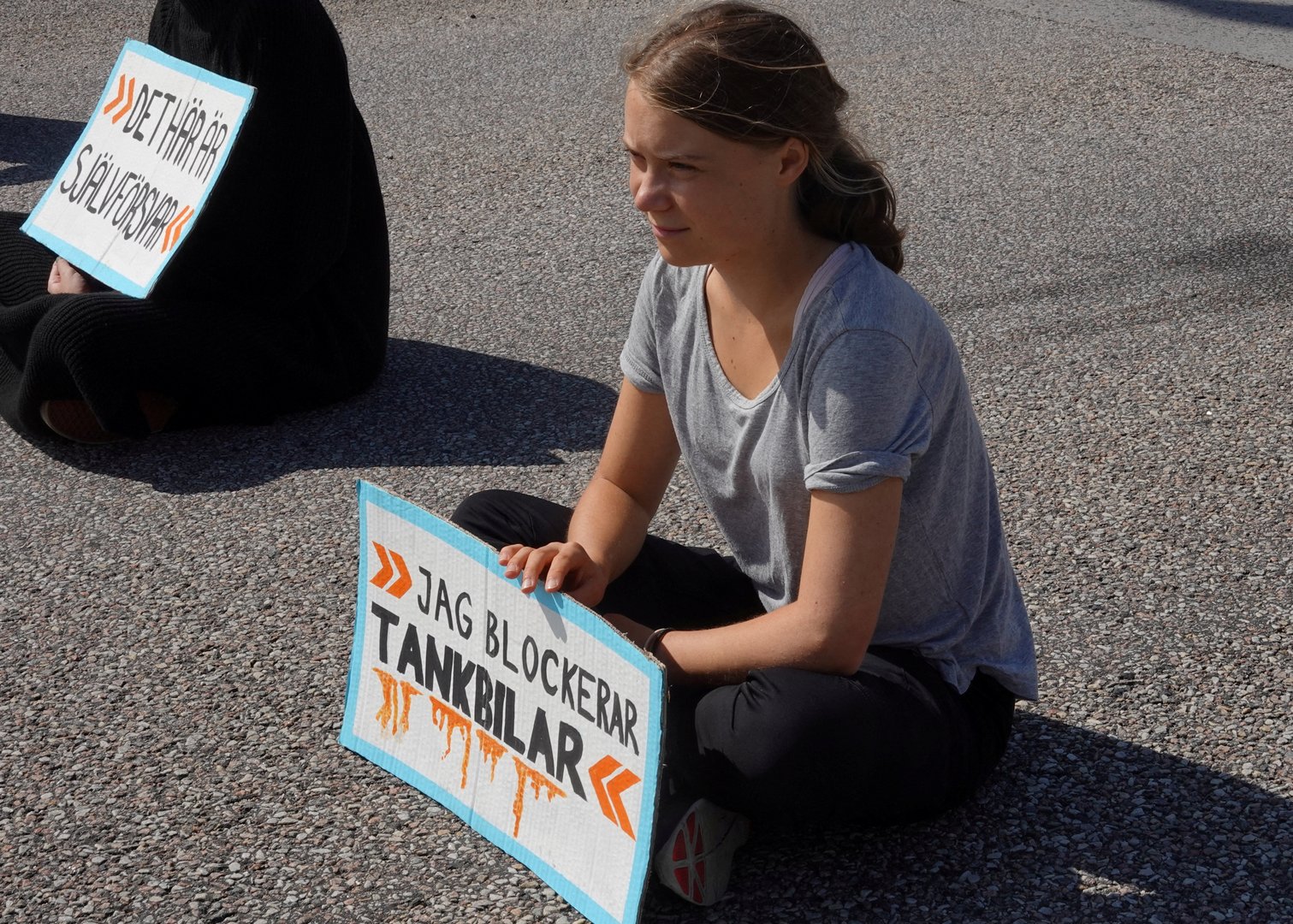 image Greta Thunberg charged again for disobeying police order