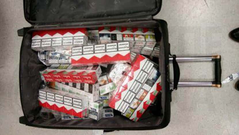image Tobacco smuggler arrested and fined €2,500