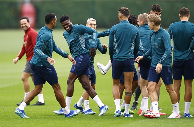 image Arsenal welcome Partey back ahead of Lens clash