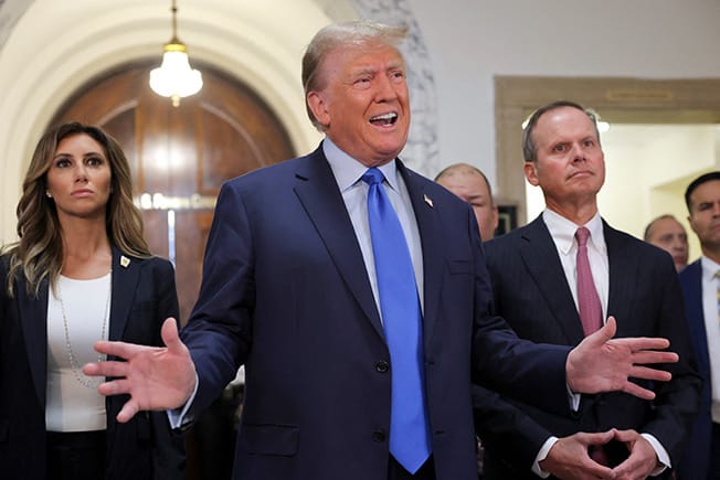image Trump&#8217;s civil fraud trial begins in a case he calls a &#8216;witch hunt&#8217;