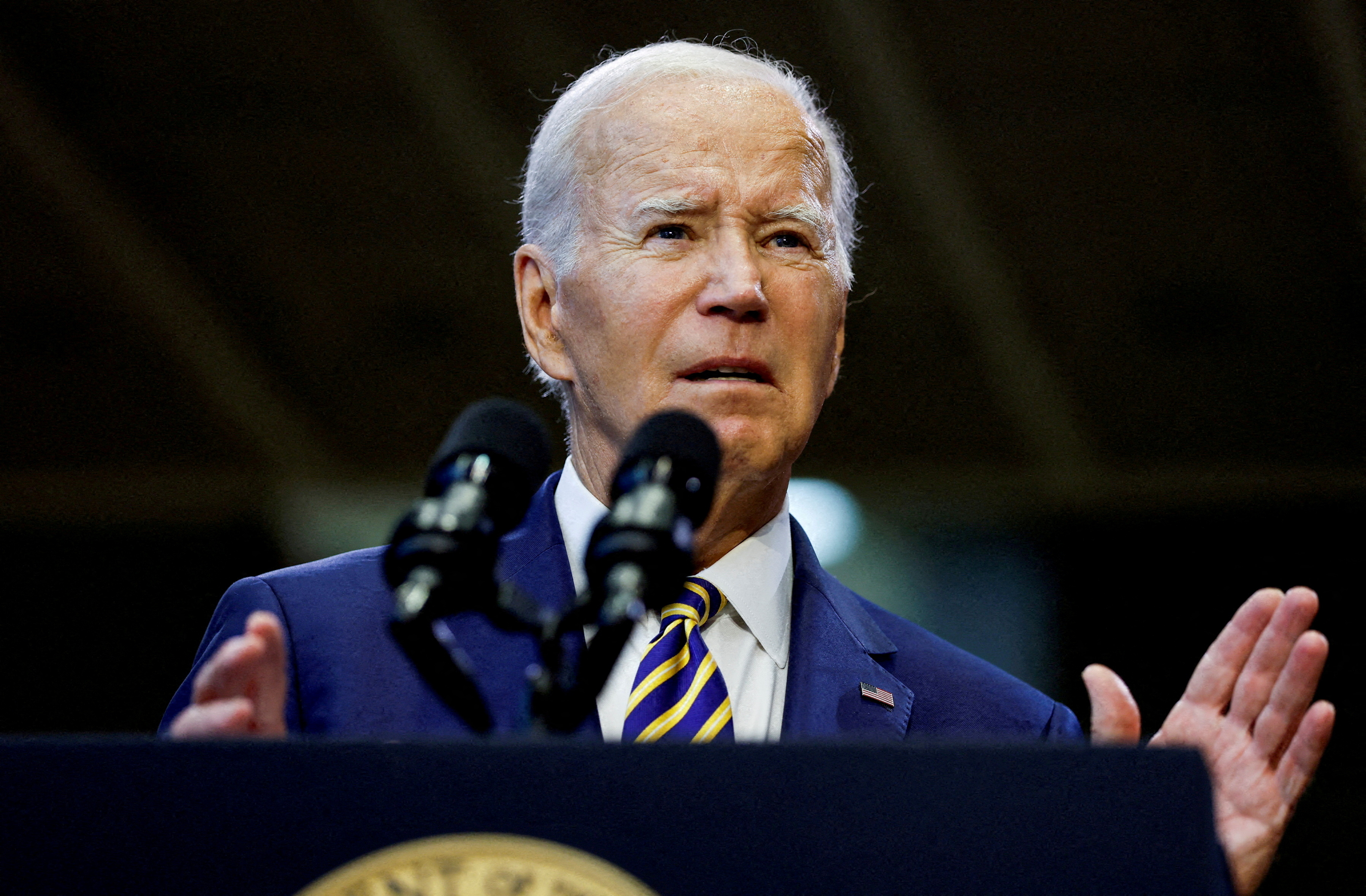 image In reversal, Biden to build more US border wall, Trump demands apology