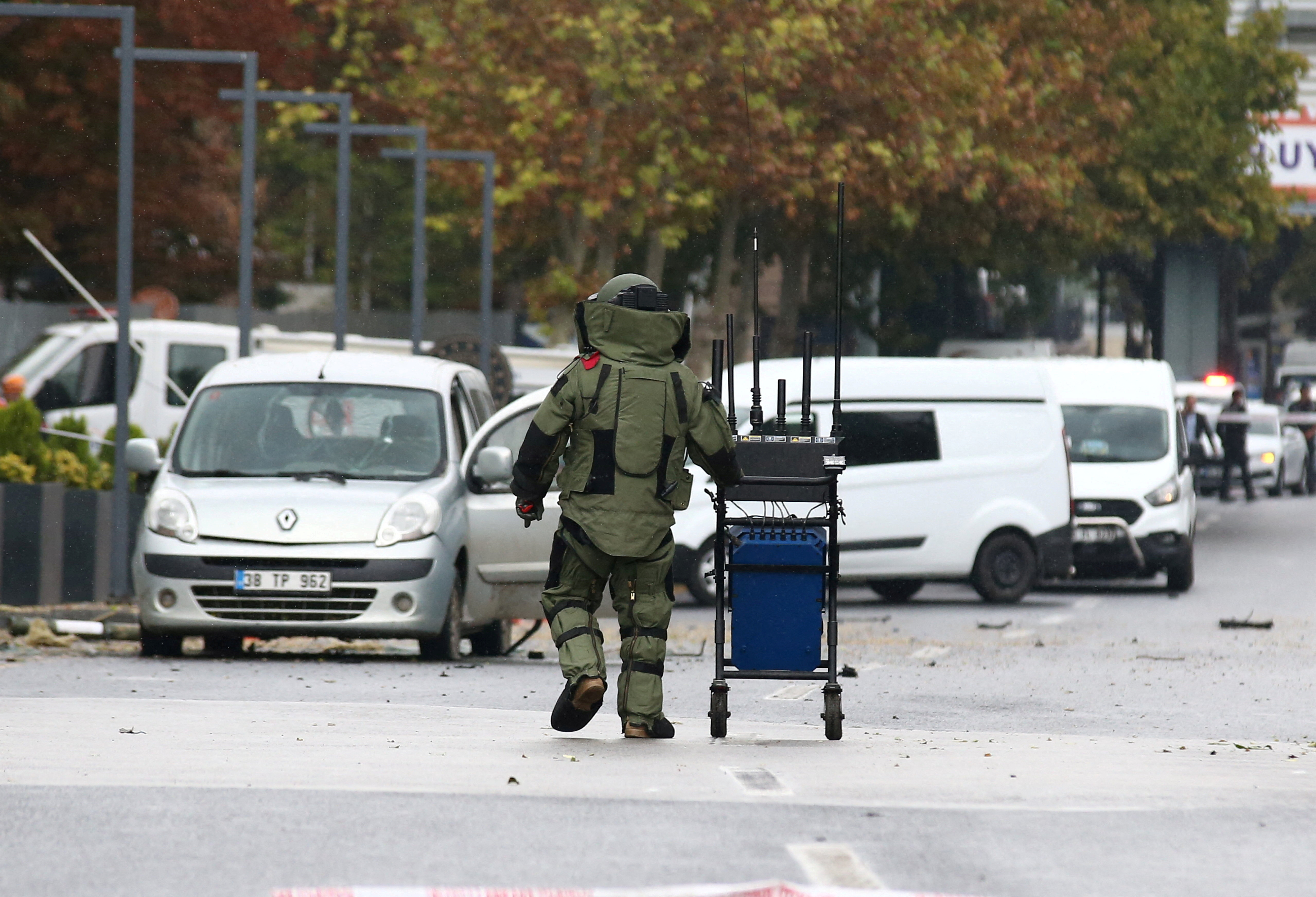 image Turkey has caught 2,554 fugitives since Ankara bomb attack, minister says