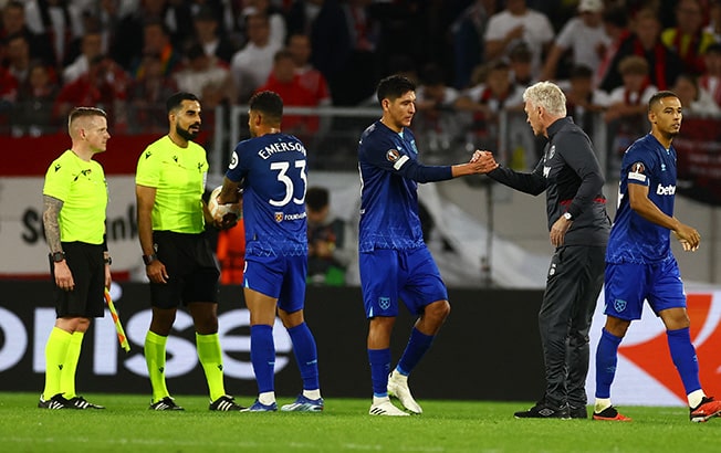 image Moyes delighted with West Ham&#8217;s unbeaten run in Europe, Liverpool win