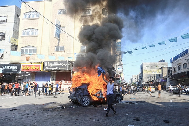 image Israel &#8216;at war&#8217; as Hamas launches surprise attack from Gaza