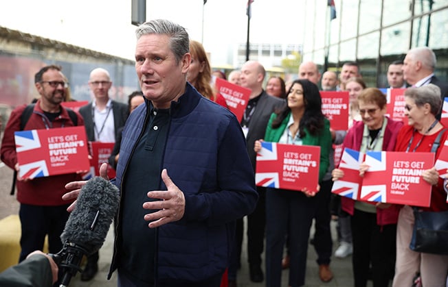 image UK&#8217;s buoyant Labour Party begins annual get-together eyeing power