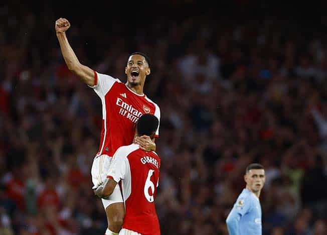 image Substitute Martinelli fires Arsenal to late win over champions Man City