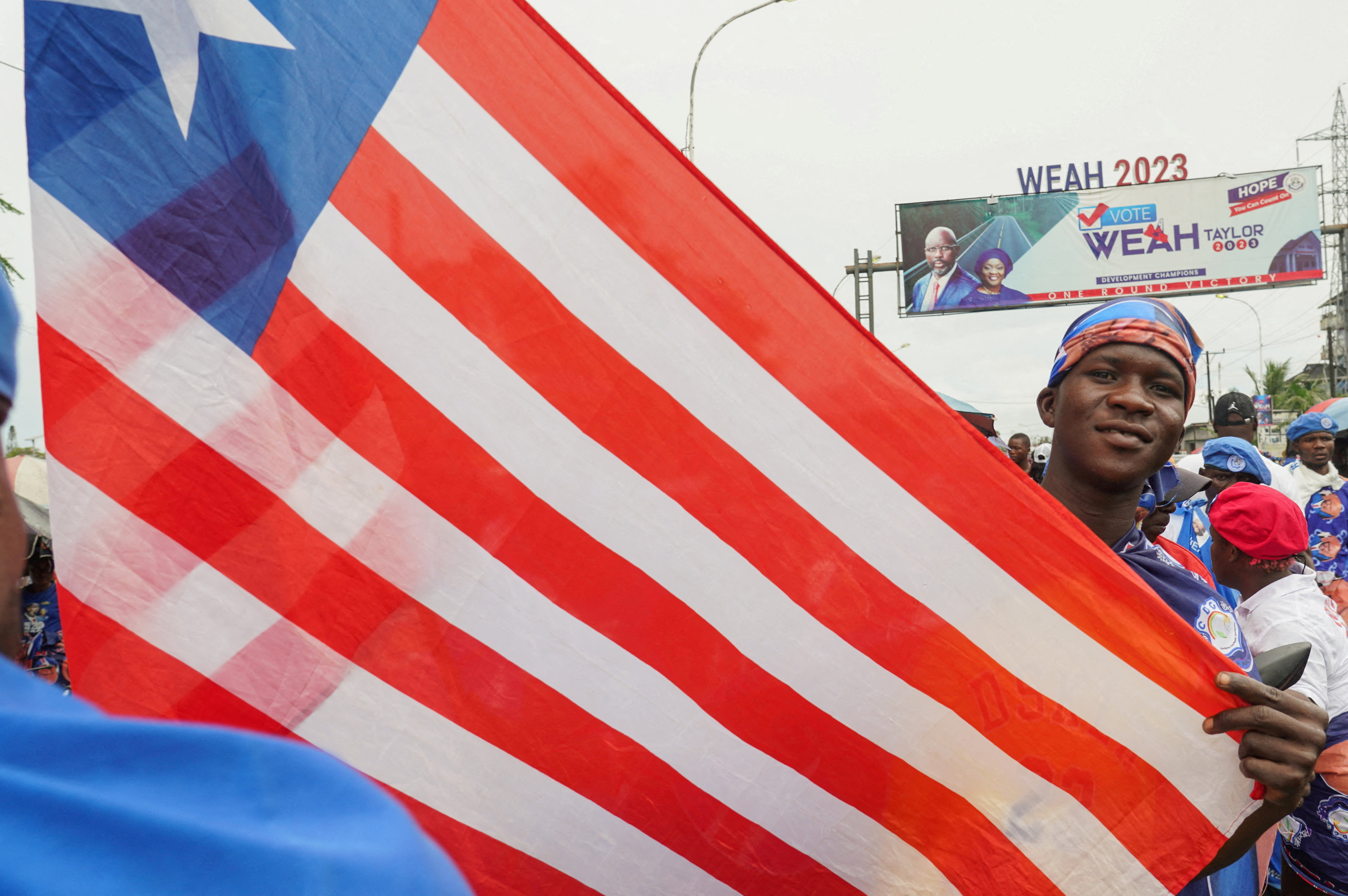 image Liberia presidential election heads for November run-off vote