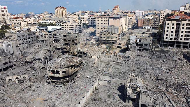 image Israel forms emergency war cabinet against Hamas as deaths and damage in Gaza mount