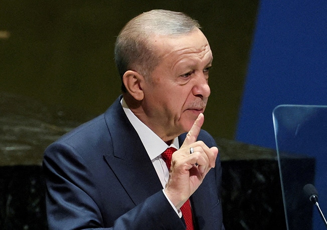 image Turkey&#8217;s Erdogan says Hamas is not terrorist organisation, cancels trip to Israel