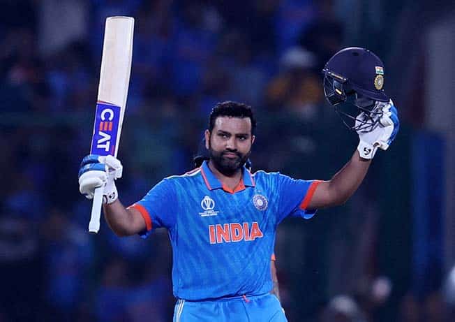 image Rohit flattens Afghanistan as India romp to second win