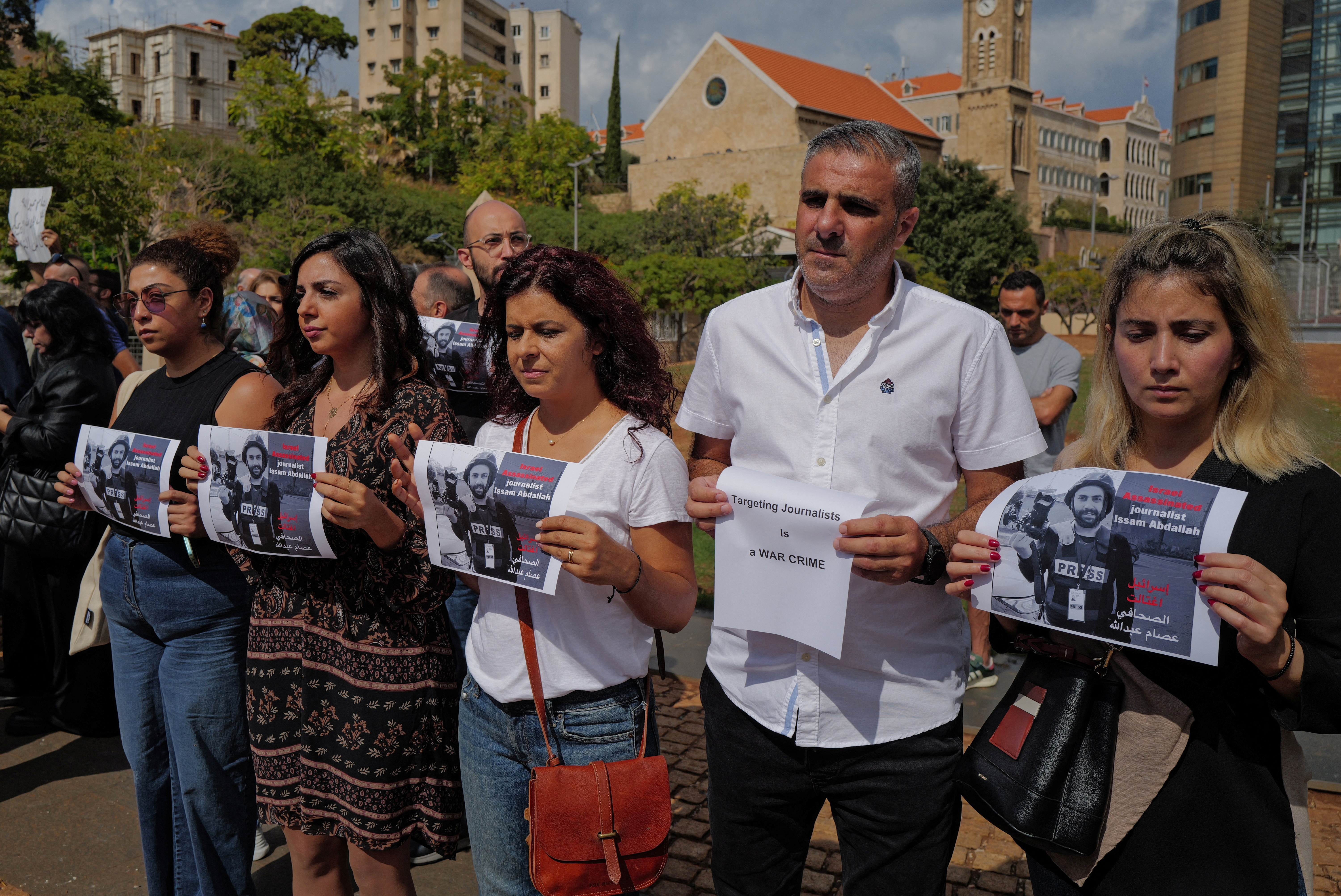 image Israeli military says it can&#8217;t guarantee journalists&#8217; safety in Gaza