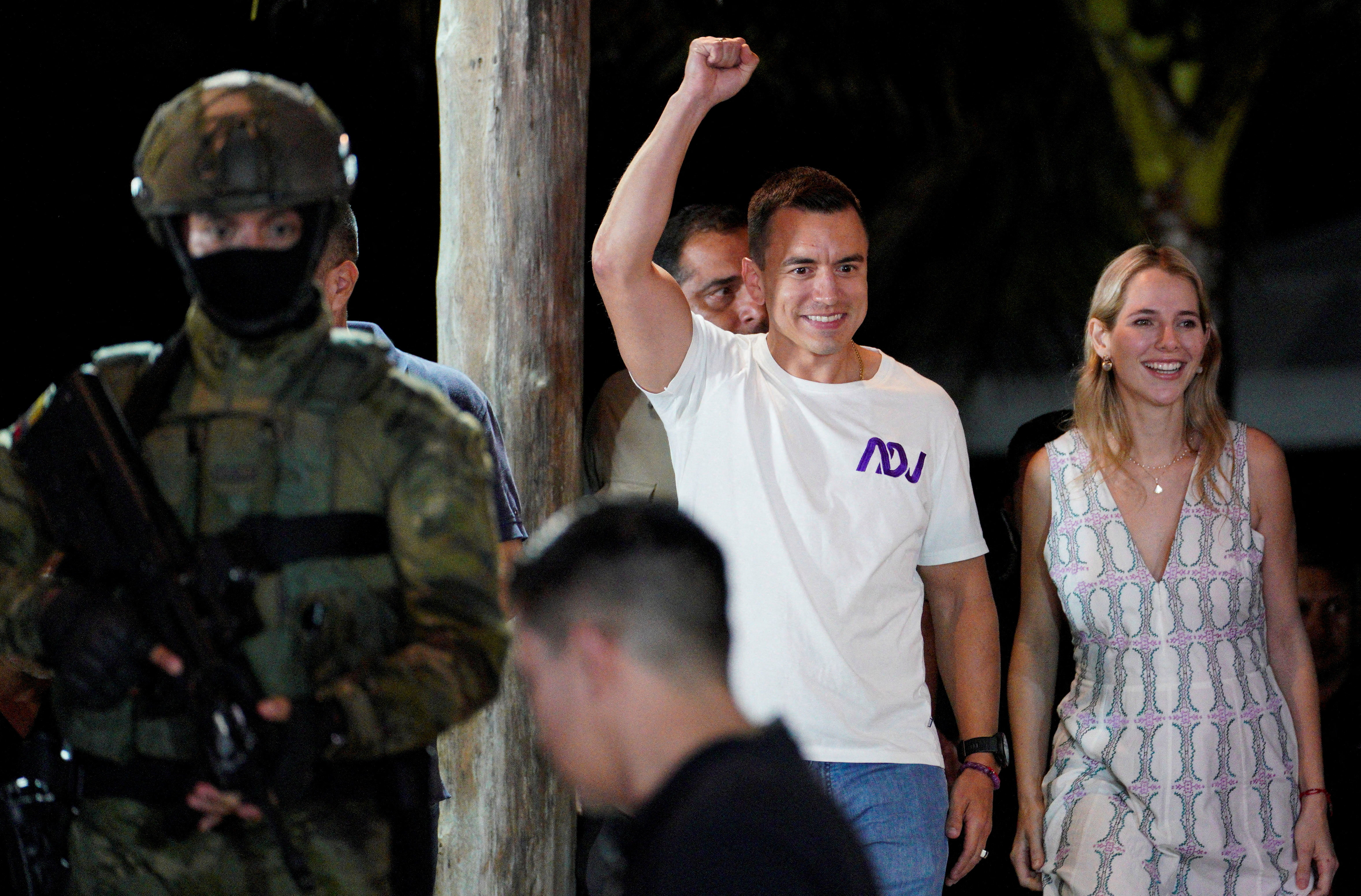 image 35-year-old Noboa wins Ecuador presidential race, pledges to rebuild country