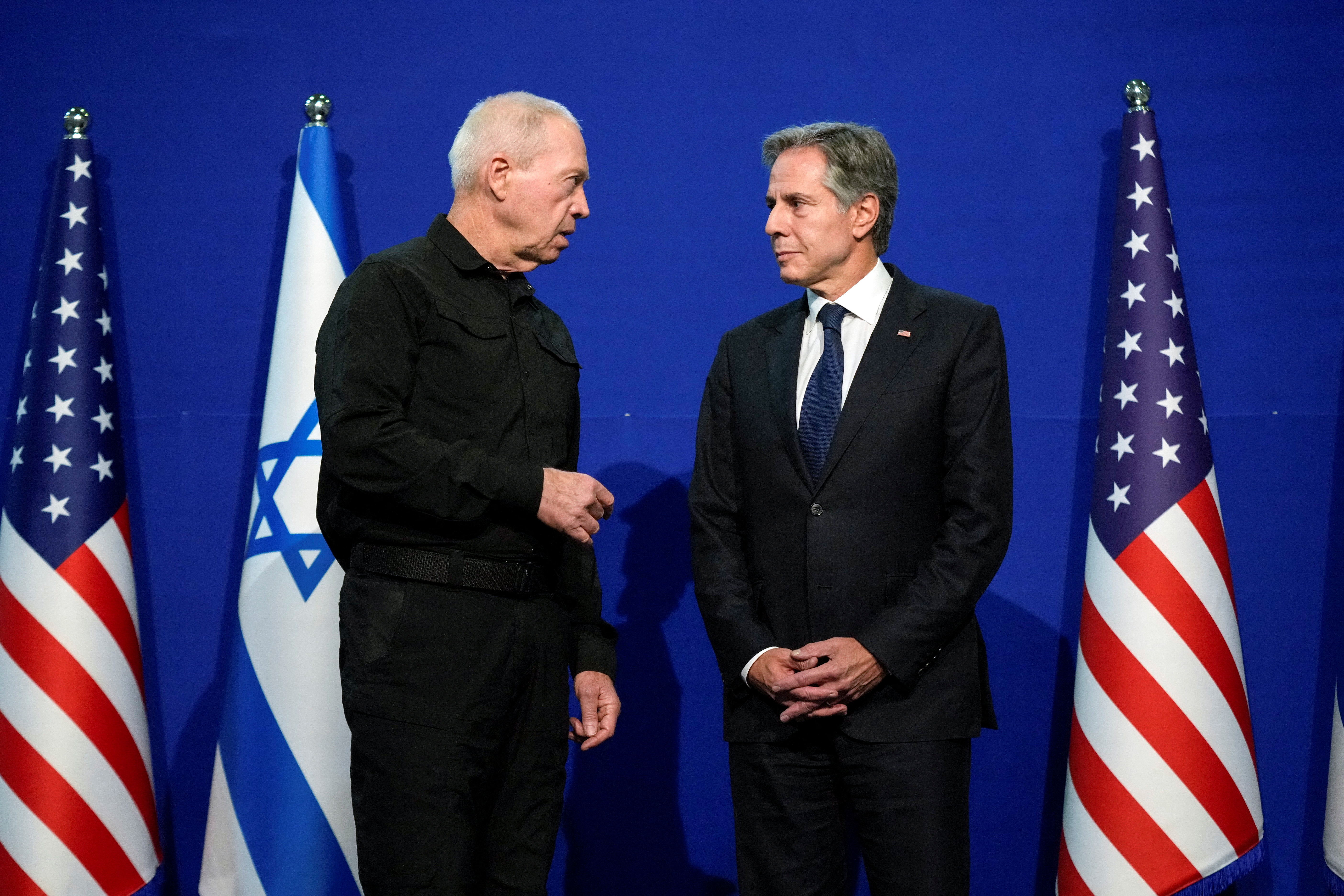 image Blinken seeks aid breakthrough amid air raid sirens in Israel