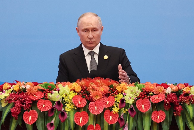 image Kremlin: Biden comment comparing Putin to Hamas is unacceptable