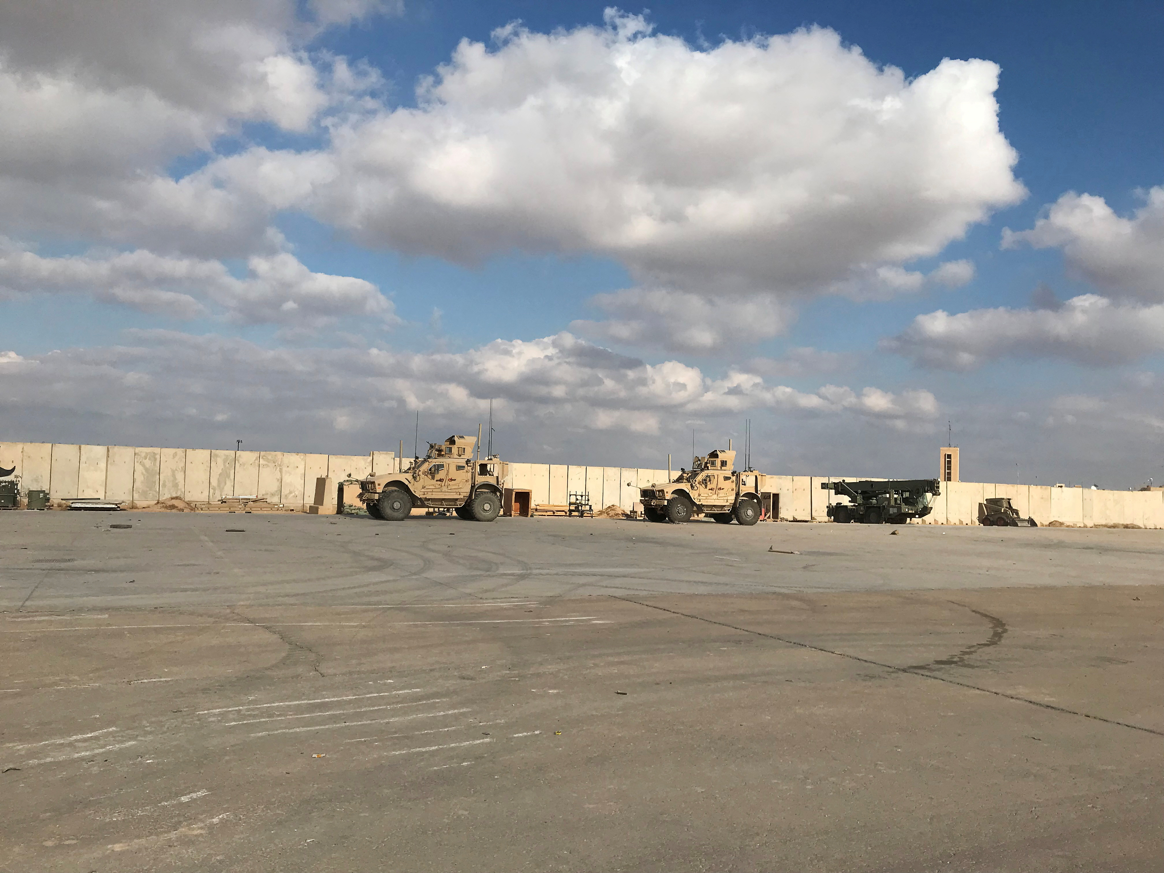 image Rockets, drones hit Iraqi base housing U.S. forces -security sources