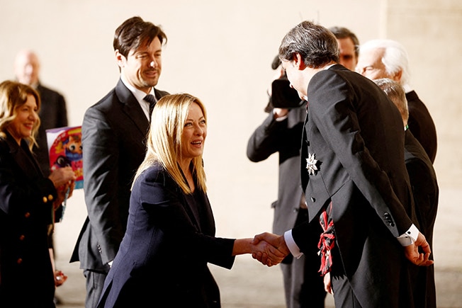 image Italy PM Meloni leaves partner after sexist TV comments