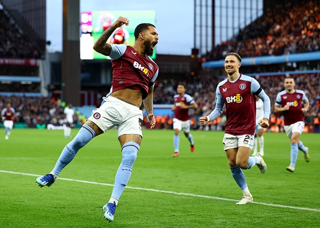 image Luiz double fires flying Villa to 4-1 win over West Ham
