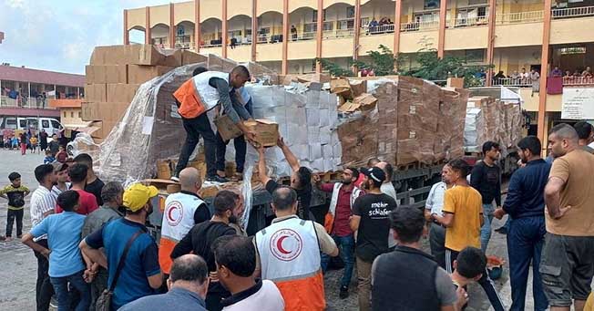image Gazans at &#8216;breaking point&#8217; as aid centres looted, UN agency says