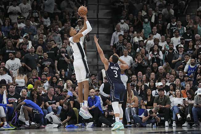 image Doncic spoils Wembanyama&#8217;s debut in Mavs win