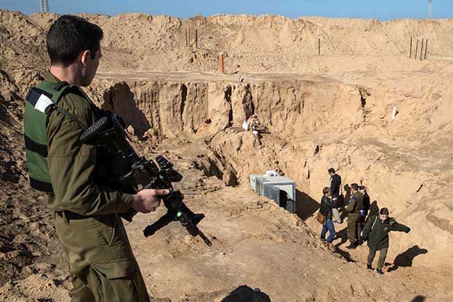 image Israel says it attacked Hamas gunmen inside Gaza tunnels