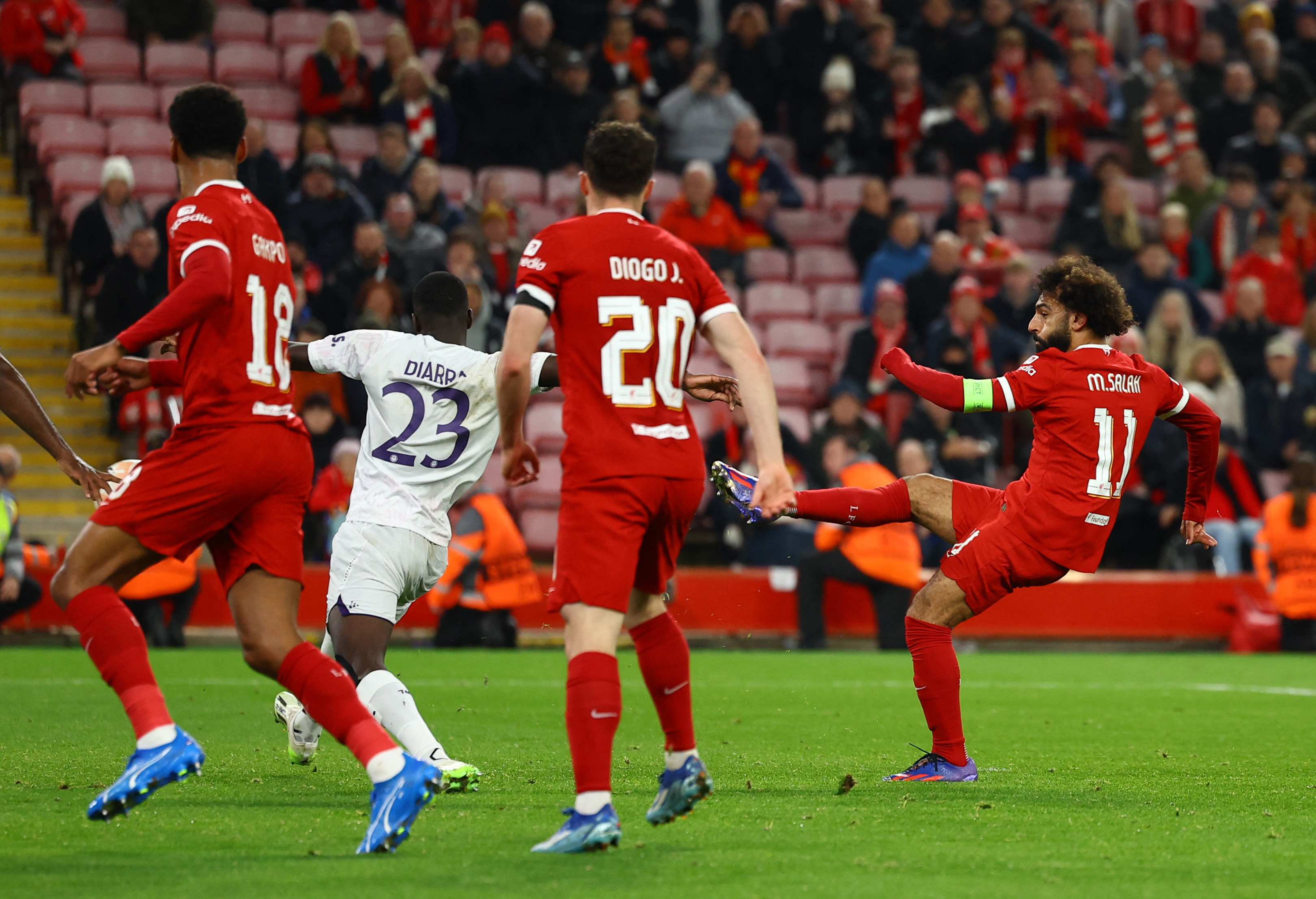 image Liverpool thump Toulouse 5-1, Brighton earn first European win