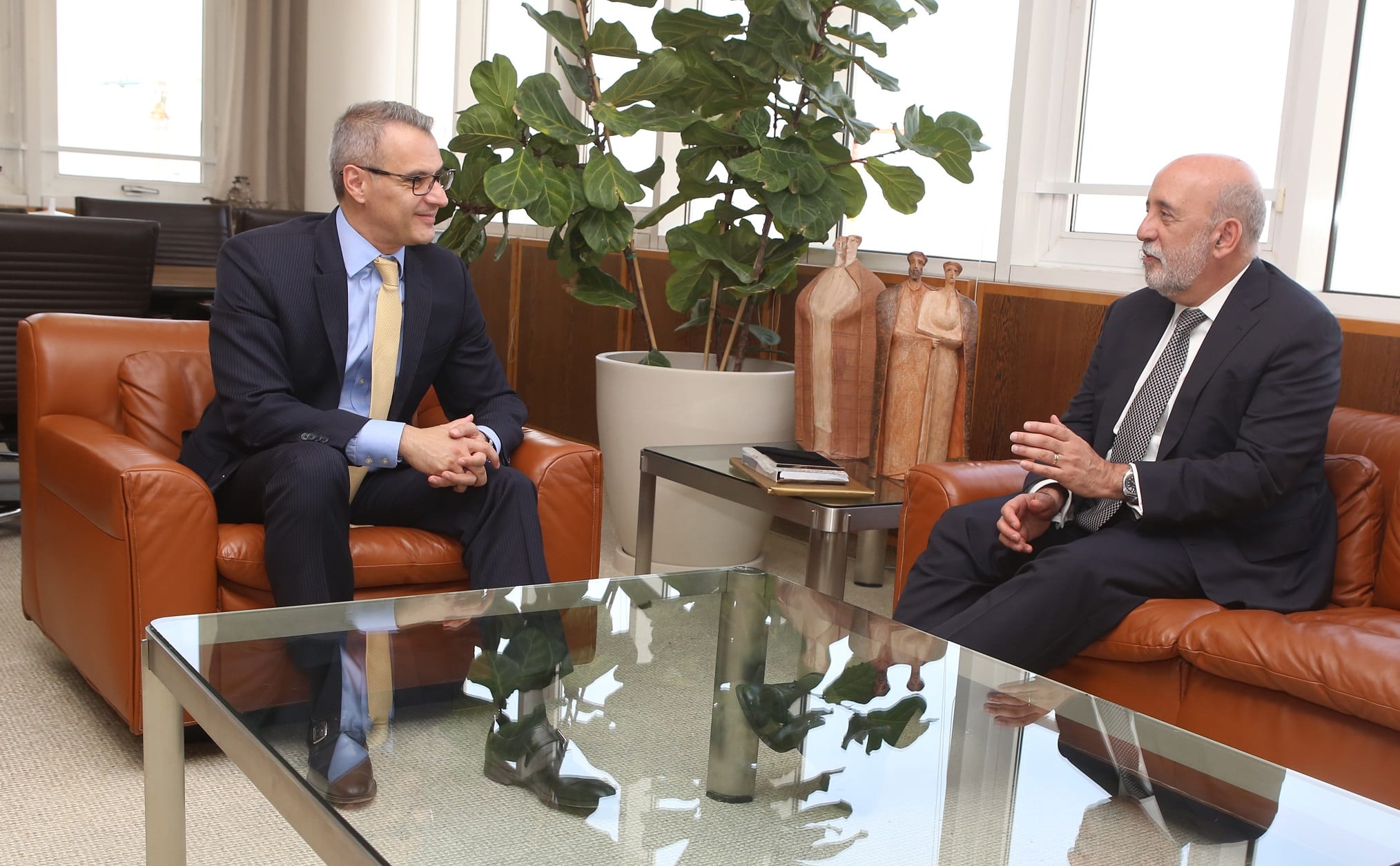 image Irish cenbank head wraps up Cyprus visit, welcomes bilateral cooperation