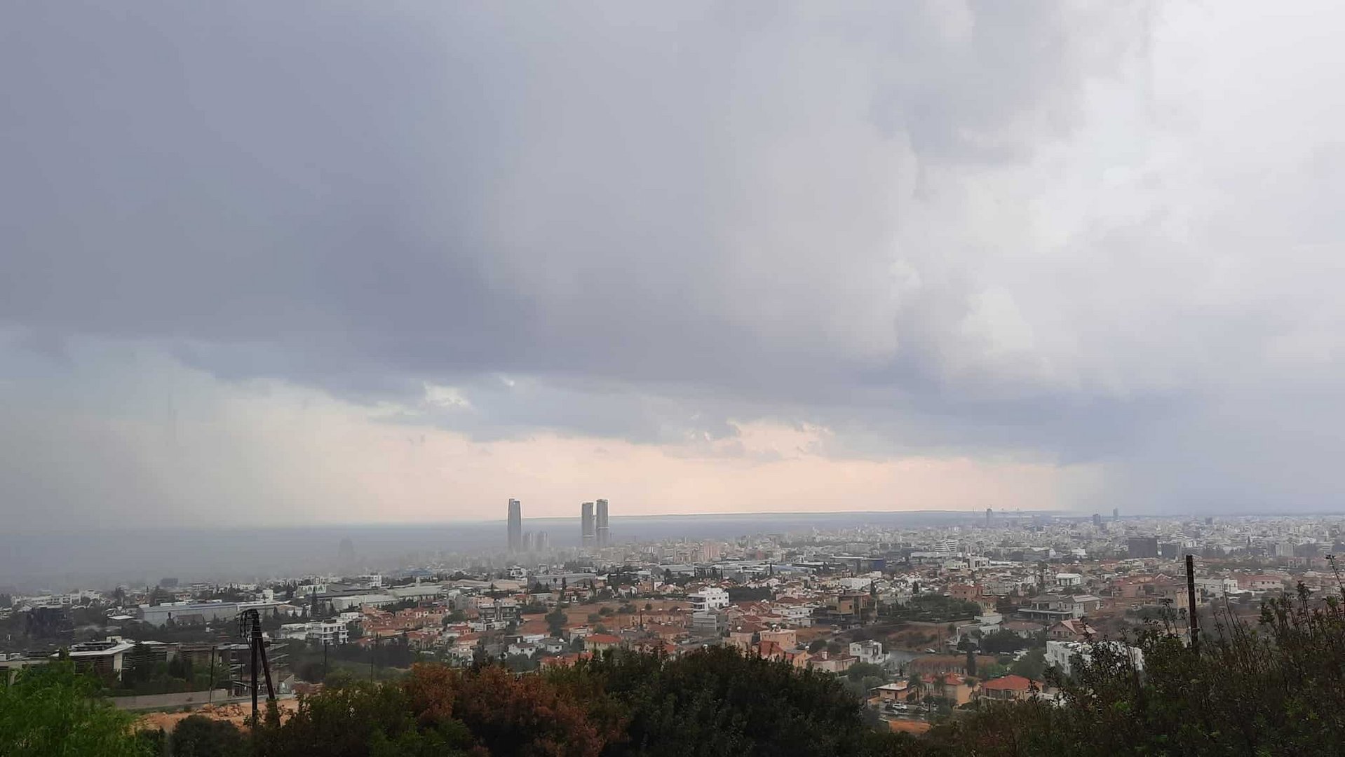 image Parts of Nicosia and Limassol without power, yellow weather warning for storms on Monday (Update)