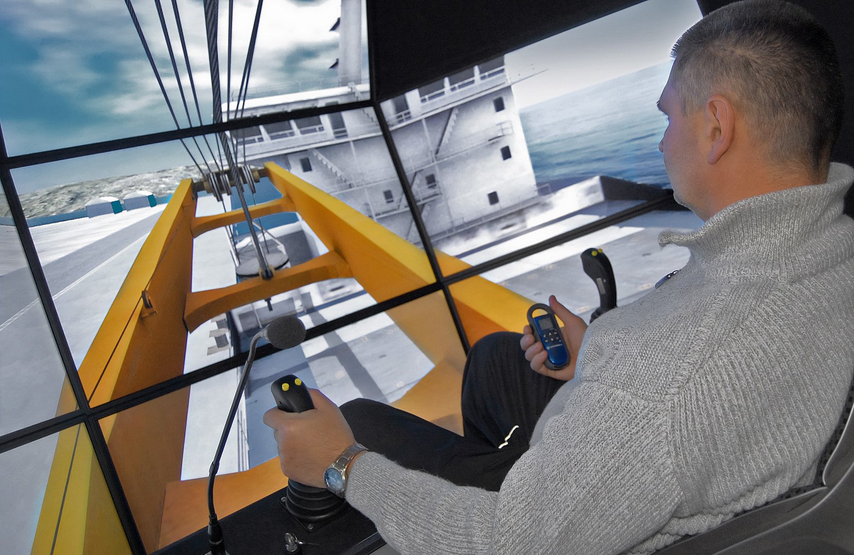 crane handling simulation training