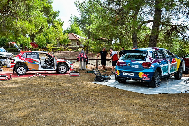 image Crews test ahead of Cyprus Rally