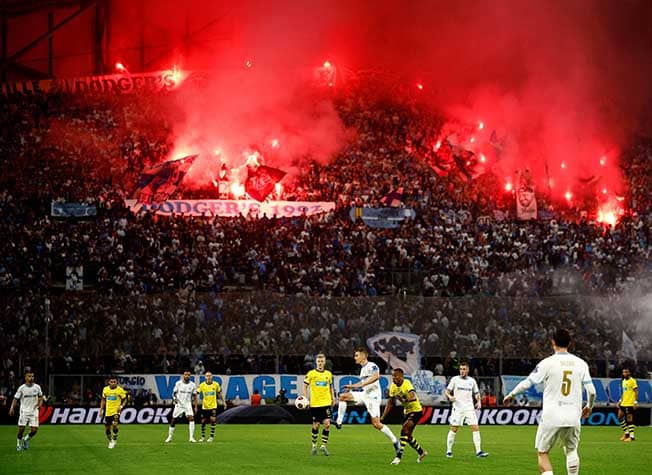 image French football again left reeling by rioting fans as Olympics loom