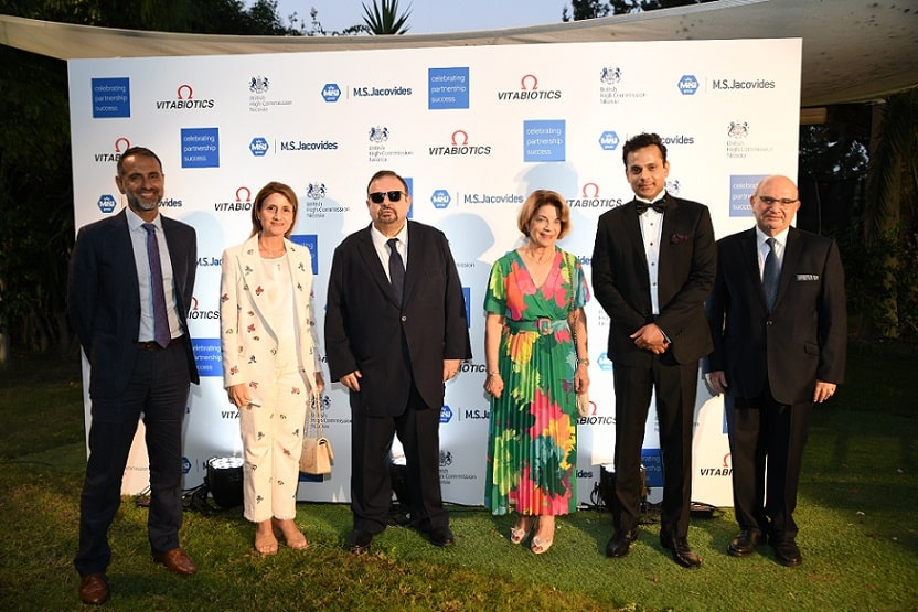 M.S.Jacovides and Vitabiotics celebrate their successful partnership, which achieved the first place in the Cyprus Market
