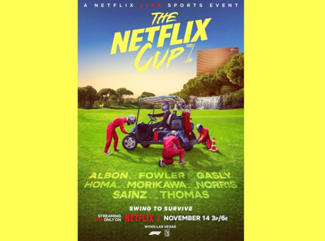image Netflix Cup to pair PGA, F1 stars in live golf event