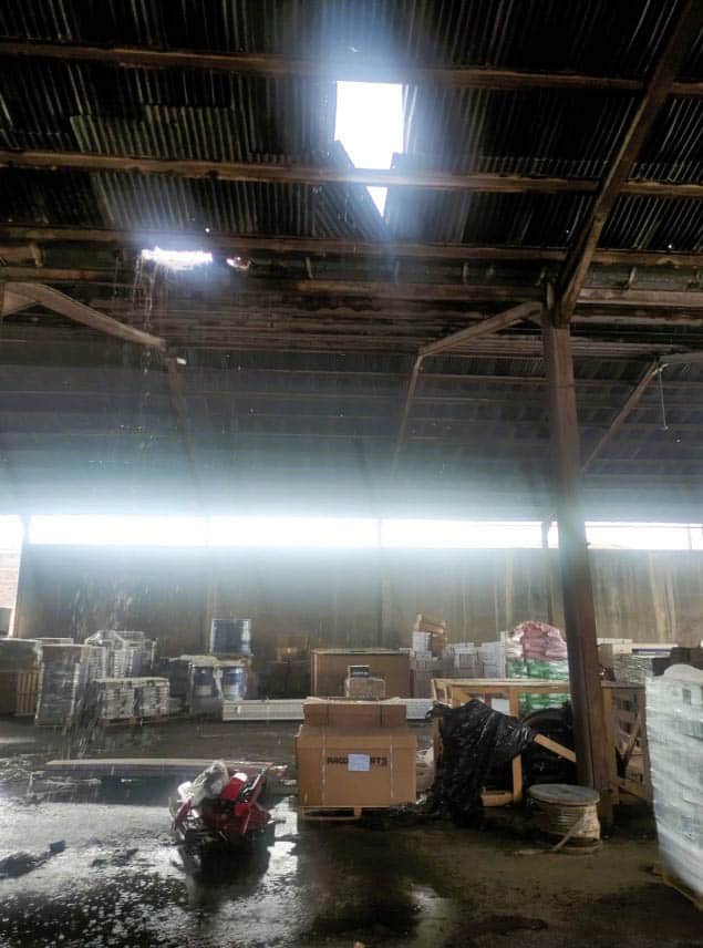 image Famagusta port customs area floods due to rain