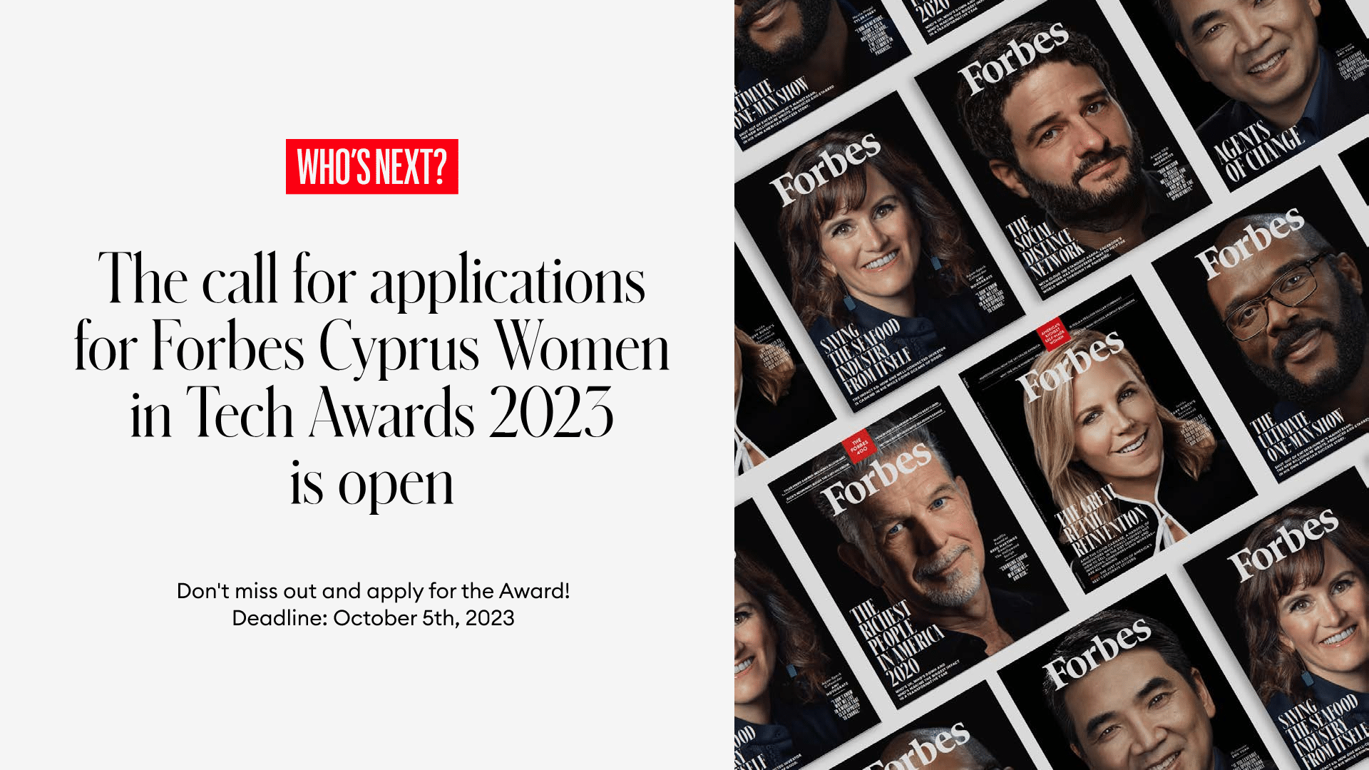 image Forbes Cyprus: Applications open for women in tech awards