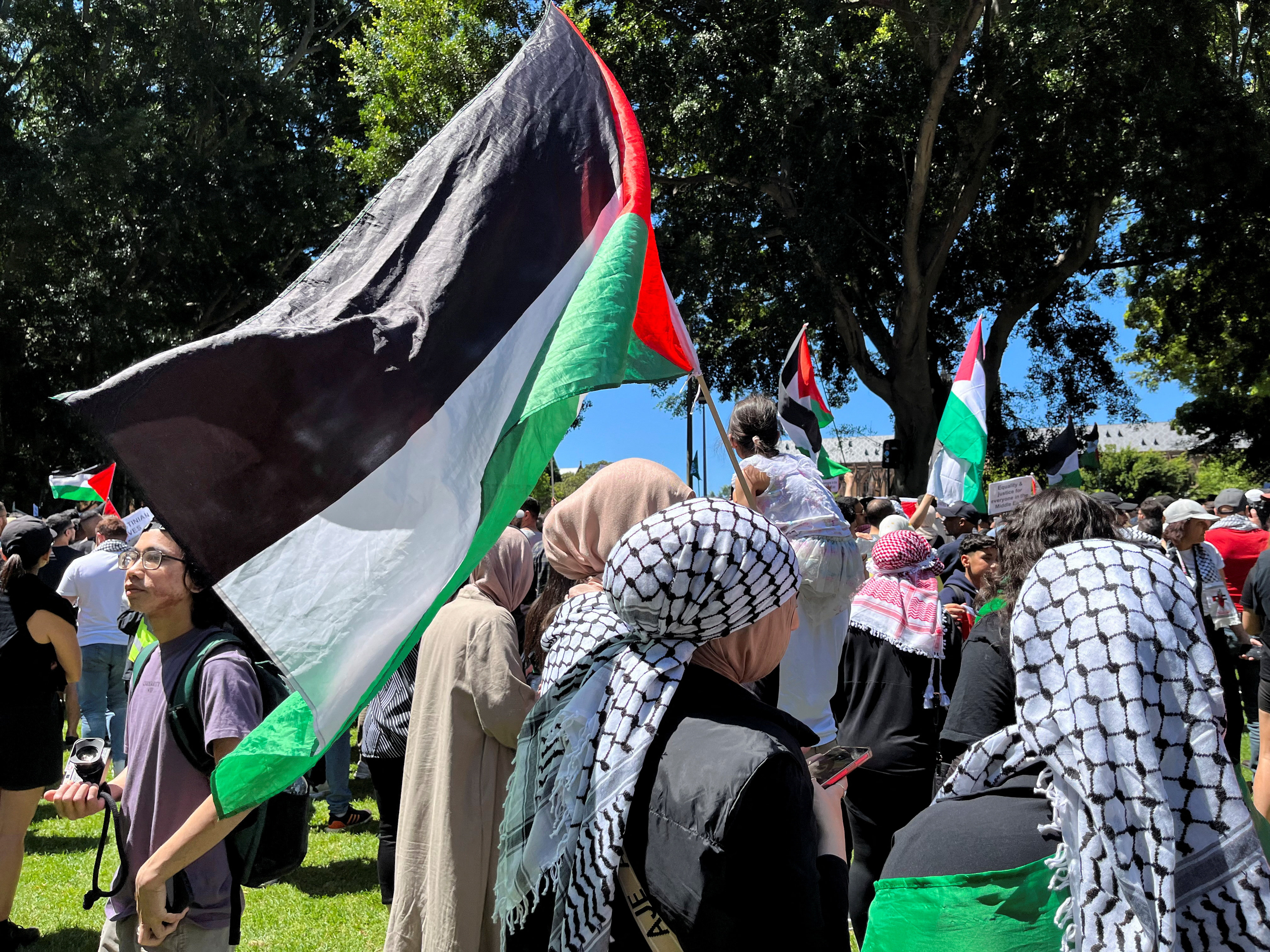 image Thousands in Australia turn out for pro-Palestinian rallies over Gaza