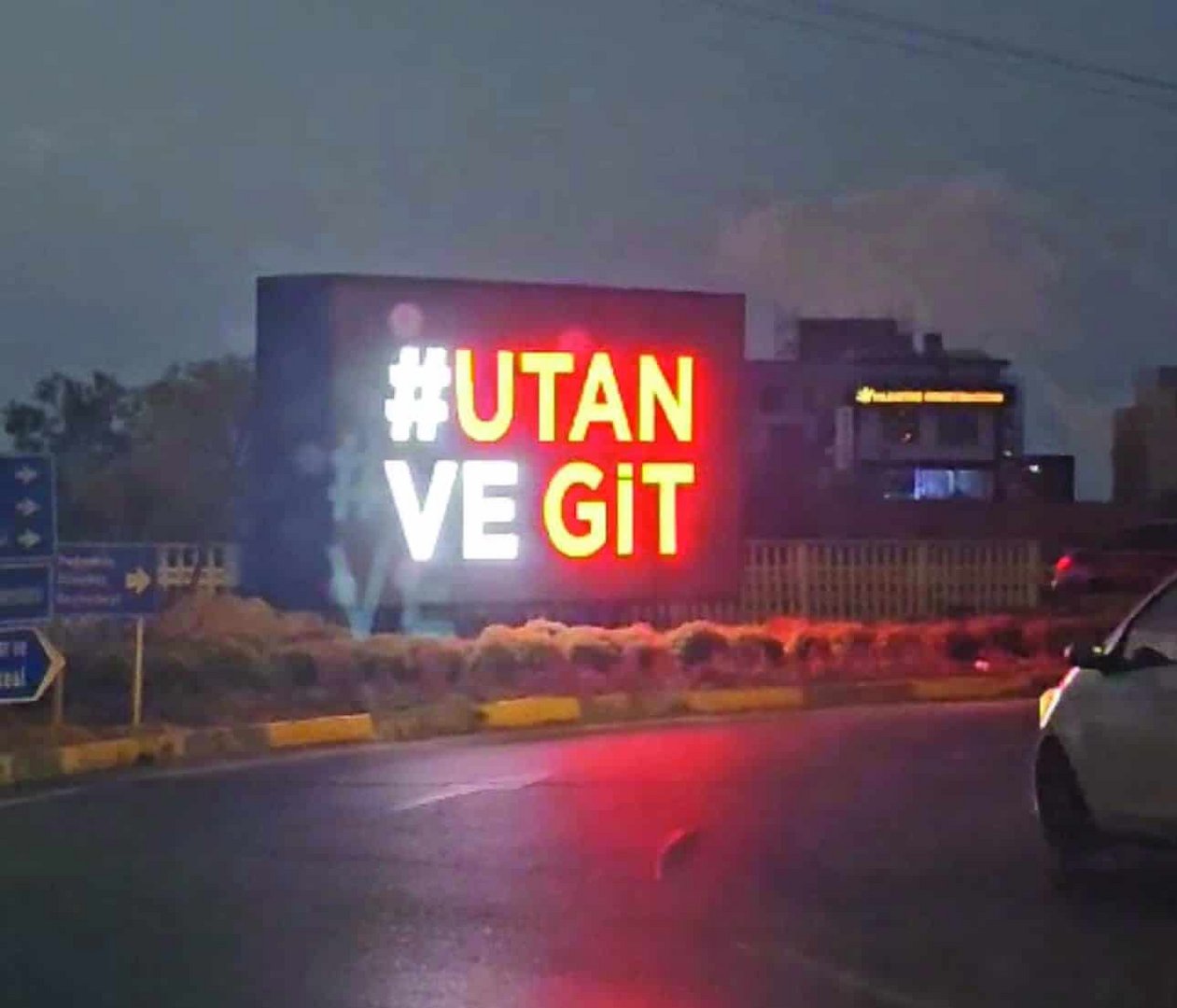 image Controversy in north over ‘have shame and go’ billboard