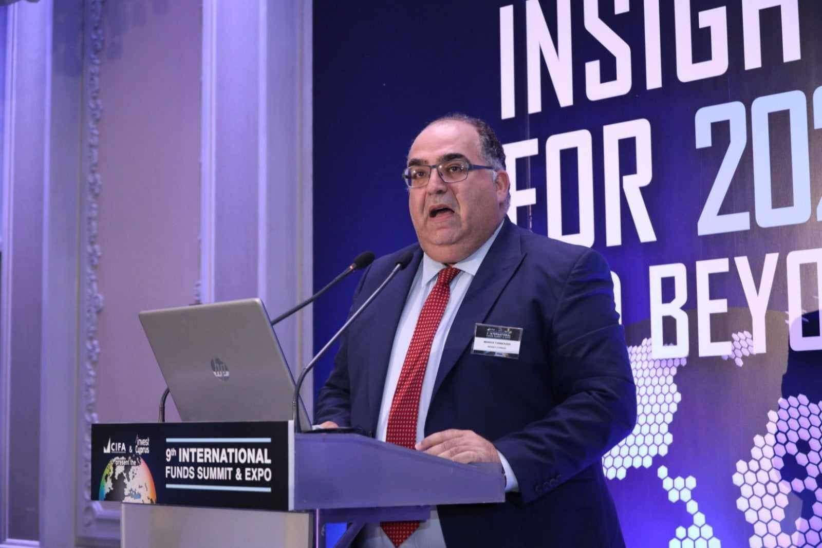 cyfa Marios Tannousis, the CEO of Cyprus Investment Promotion Agency, known as Invest Cyprus