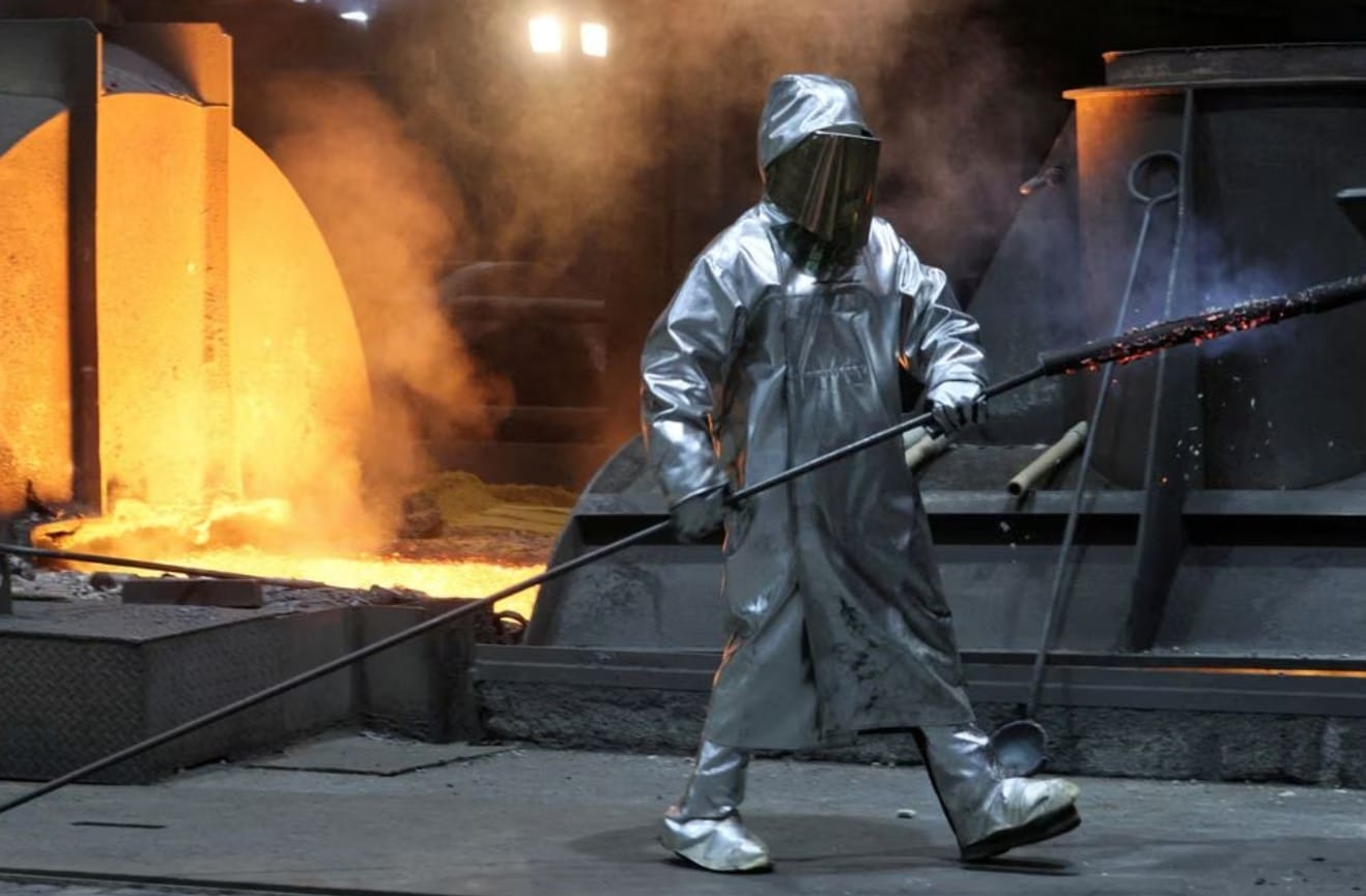 image Euro zone factory activity stuck in steep downturn