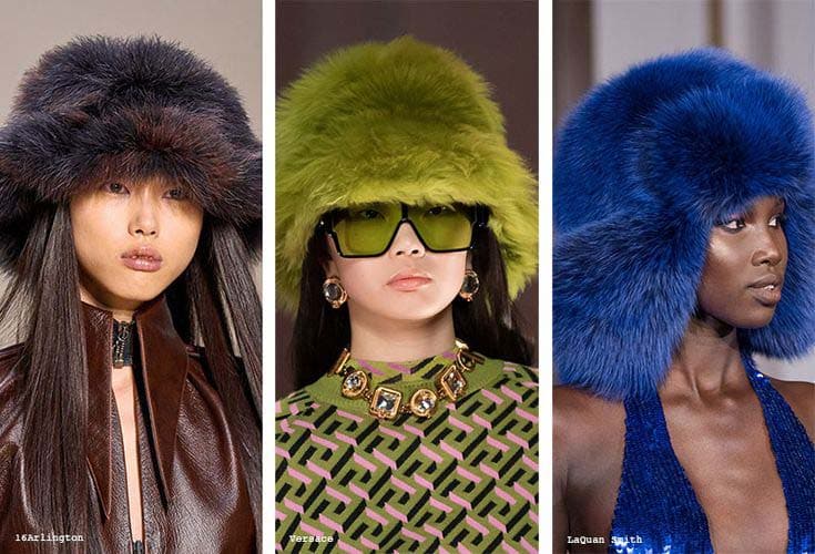 fashion faux fur hats