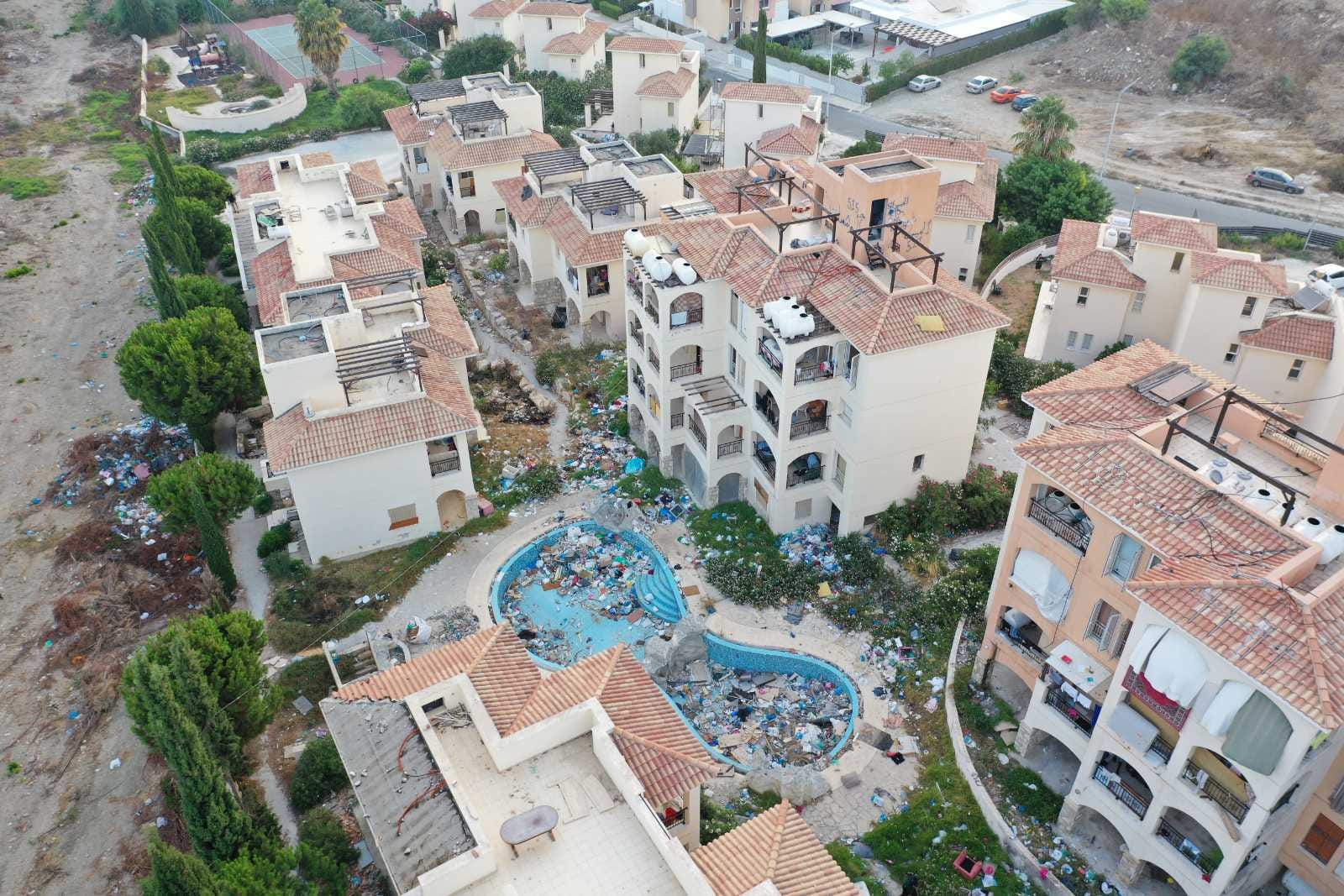 image Fire breaks out in notorious Chlorakas complex
