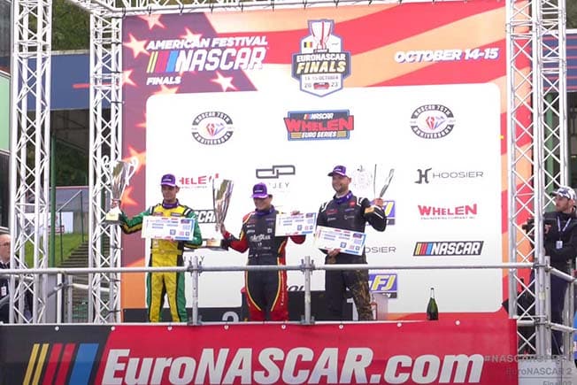 image Tziortzis runner-up in Euro Nascar 2 in historic moment for Cypriot motorsport