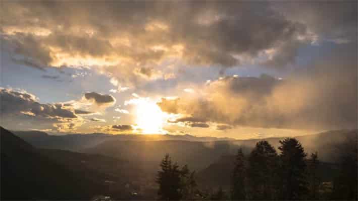 image Today&#8217;s weather: Partly cloudy, light rain