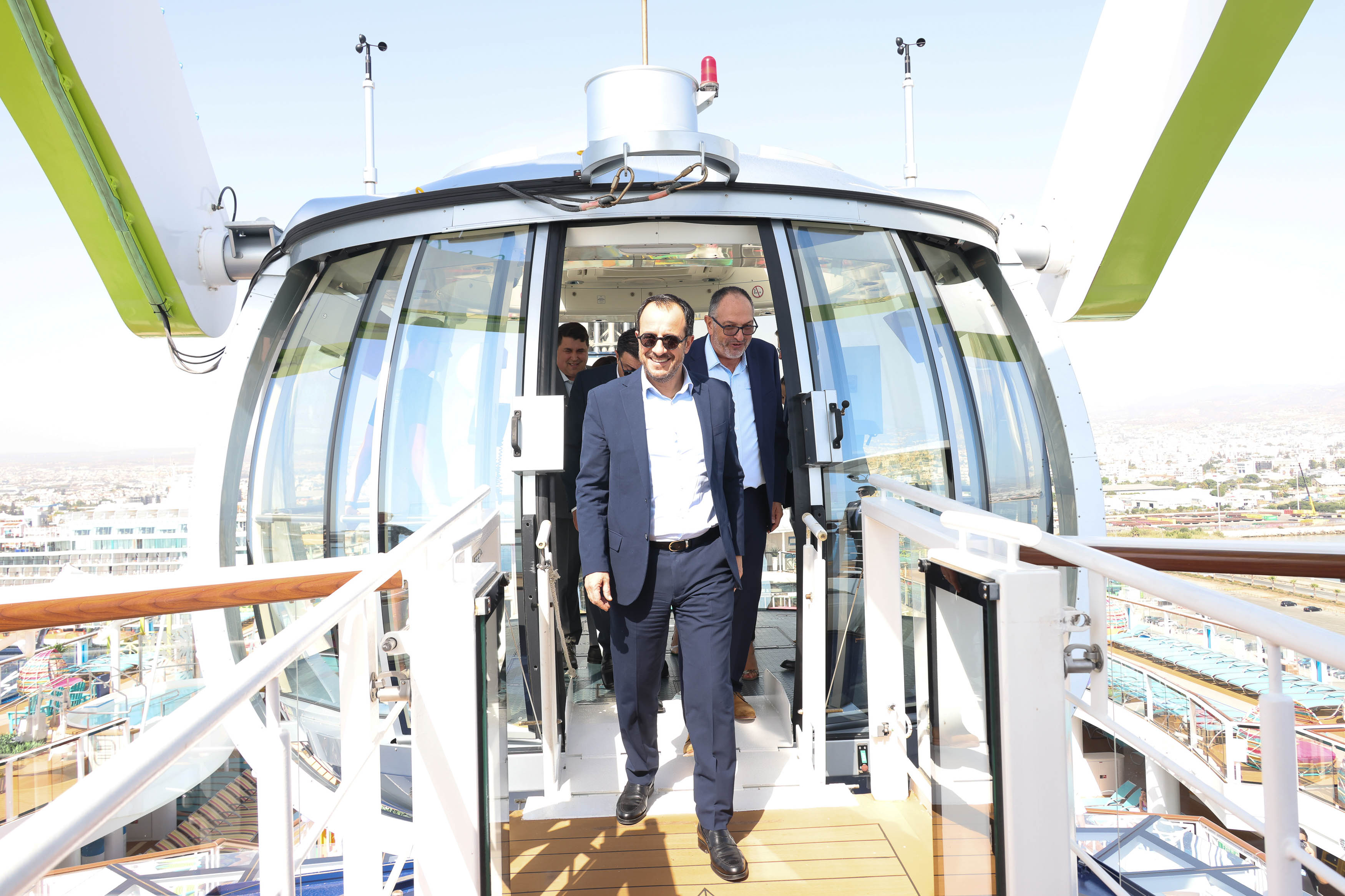 image President calls for greater cooperation with cruise giant