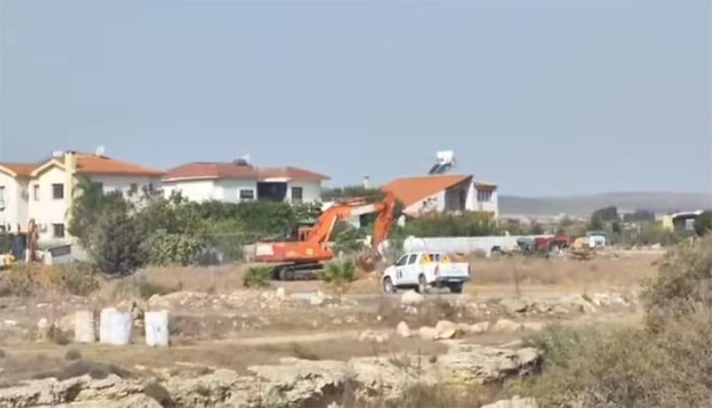 image Work begins on Pyla-Arsos road
