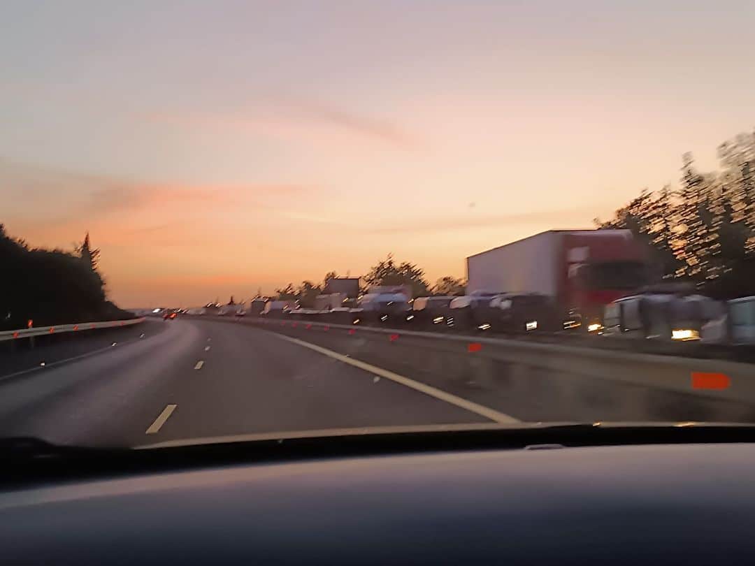 image Traffic back to normal, after truck overturns on Limassol highway (update)